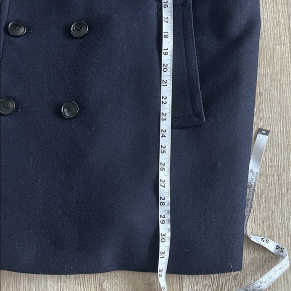 Like New Banana Republic Men's Navy Peacoat Sz XL - Picture 4 of 6